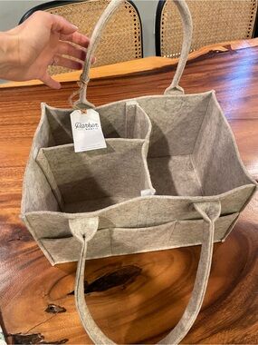 Parker baby oatmeal diaper caddy —used in good condition